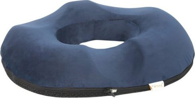 Jastëk rehabilitues për ulse, memory foam, me hapje lehtësuese, gri