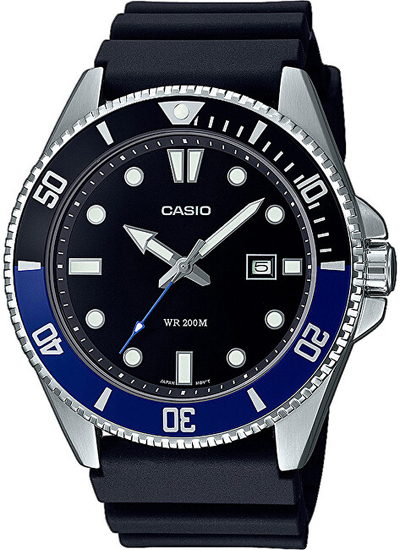 Orë për meshkuj Casio Duro MDV-107-1A2VEF (006), e zezë