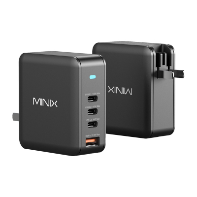 Karikues muri MINIX P165 GaN, 165W, 4 porta USB, i zi