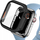 Mbrojtëse Tech-Protect Defense360 për Apple Watch 7 8 45mm, xham i integruar, portokalli e zezë