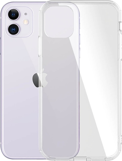 Mbulesë telefoni PanzerGlass HardCase për iPhone 11 / XR, antibakteriale, transparente