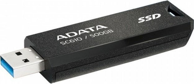 Pendrive ADATA SC610, 500GB, USB Type A, i zi me të kuqe