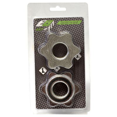 Kapëse shufre Eb Fit Collar, set 2 copë, Fi28, krom