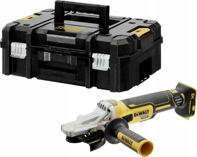 Аголна брусилка без кабел Dewalt DCG405FNT-XJ, 125 mm, 18 V, жолта