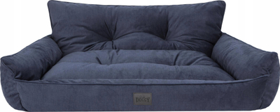 Shtrat divan për qen Joker Pik Fancy, XXL 106x80 cm, blu navy