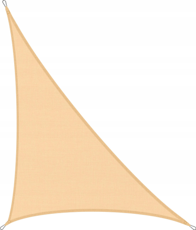 Tendë dielli HOBBYGARDEN Sun Shade Sail, trekëndësh 3 x 5 x 5.8 m, bezhë