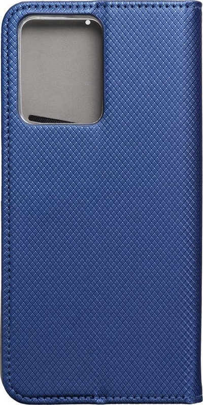 Këllëf-portofol Smart Case për Xiaomi Redmi Note 12 4G, me magnet, bëhet si këmbë, blu navy