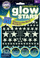 Ngjitëse fosforeshente Brainstorm Limited The Original Glowstars, 350 copë, për mur dhe tavan, shumëngjyrëshe