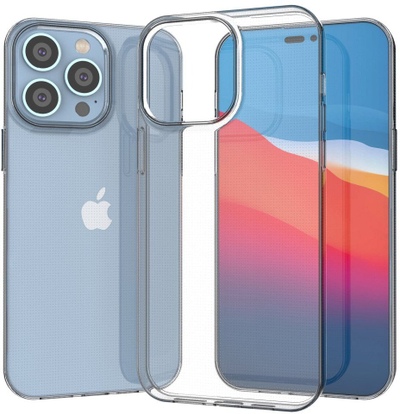 Këllëf telefoni Ultra Clear, iPhone 14 Pro Max, xhel TPU, transparent