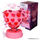Lampë zbukuruese Party Funlight Heart Disco, 15.5cm, shumëngjyrëshe
