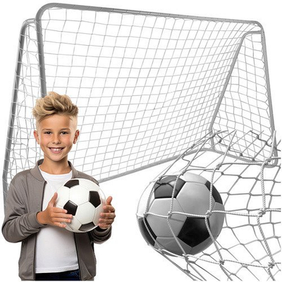 Rrjetë futbolli Trizand Soccer Net, 213x150x90 cm, HDPE, e bardhë