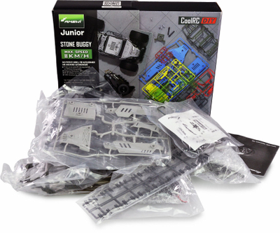 Makinë lodër me telekomandë Amewi CoolRC DIY Stone Buggy 2WD, shkalla 1:18, 300 g, shumëngjyrëshe