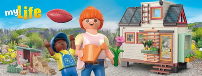 Set lodër Playmobil My Life Sweets Stand 71540, 34 pjesë, tezge ëmbëlsirash, shumëngjyrëshe