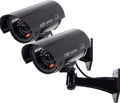Kamerë fallco sigurie OEM AT-1B-B, formë tub, LED i kuq, e zezë