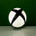 Llambë dekor Xbox Logo Light, USB, për mur, e bardhë