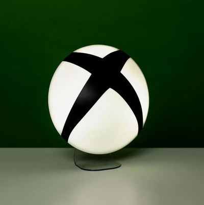 Llambë dekor Xbox Logo Light, USB, për mur, e bardhë