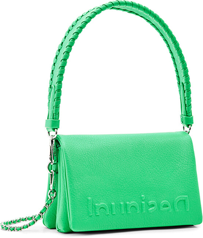 Çantë krahu Desigual Bag Half 23SAXP194000, e gjelbër