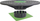 Platformë balancuese Schildkrot Balance Platform, 39.5cm, me tapet mbrojtës, gri e gjelbër