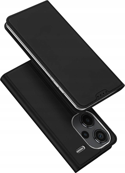 Mbulesë telefoni Dux Ducis për Xiaomi Redmi Note 13 Pro Plus 5G, Skin Pro Series, me xhep karte, e zezë
