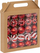 Set toptha Krishtlindjesh Atmosphera Colorama de Noel, 25 copë, 6cm, të kuq e të bardhë