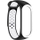 Byzylyk ndërrimi Eternico Sporty për Xiaomi Mi Band 5 6 7, silikon, i zi me të bardhë
