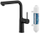 Rubinet kuzhine KFA Armatura Duero Pure Move 6623-422-81, me filtër uji, grykë e tërheqshme, i zi