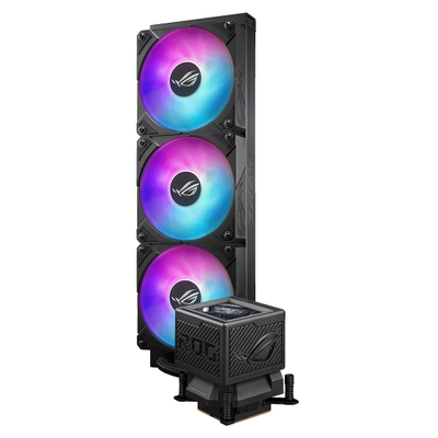Ftohës liquid AIO ASUS ROG Ryujin III 360 ARGB Extreme, 360mm, LCD 3.5", i zi