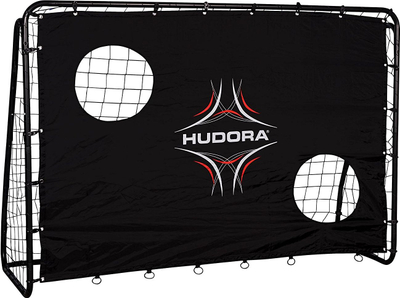 Portë futbolli Hudora, 213x152 cm, e zezë