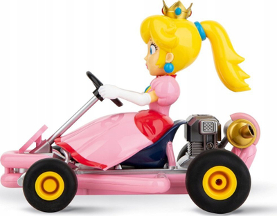 Makina me telekomandë Carrera Mario Kart Pipe Kart Peach, 1:18, 2.4GHz, rozë