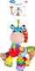 Lodër për udhëtim për bebe Playgro Clip Clop, shqisore, me kapëse, me shumë ngjyra