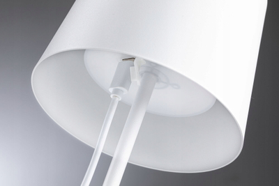 Llampë tavoline Paulmann Gilo 76997, LED 2.8W, me bateri, e bardhë