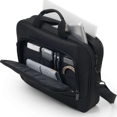 Çantë Dicota Eco Top Traveller Base (D31325-RPET), për laptop 15.6", e zezë