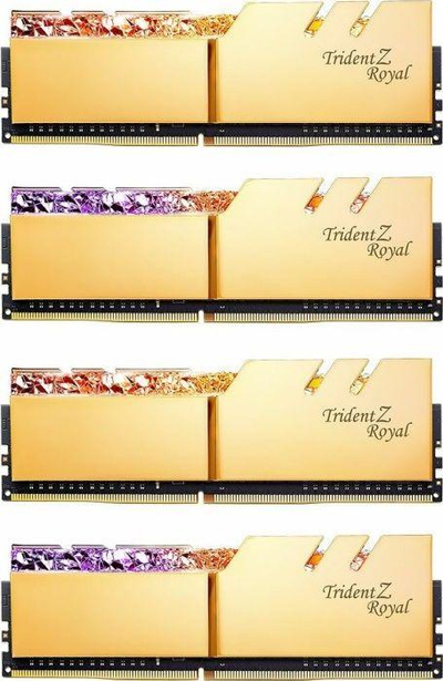 Memorie G.Skill Trident Z Royal, DDR4, 64 GB, 3600 MHz, CL14, F4-3600C14Q-64GTRG