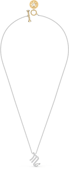 Qafore për femra Swarovski Crystal Zodiac II Pendant Scorpio, e argjendtë