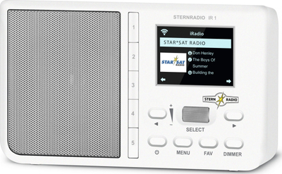 Radio interneti TechniSat STERNRADIO IR 2, WiFi, ekran 2.4", e bardhë
