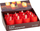 Set qirinj dekorativë LED Battery Candle Moving Wick, 12 copë, pa flakë, dritë e ngrohtë