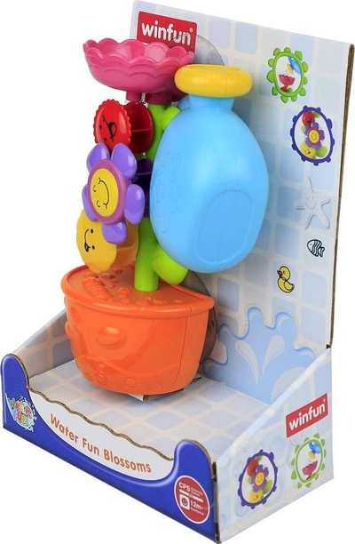 Lodër banjo WinFun Water Fun Blossoms, me kupa thithëse, shumëngjyrëshe