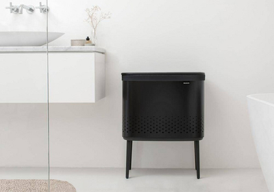 Кошница за алишта Brabantia, 60 L, црна