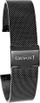Byzylyk për smartwatch Giewont GW330 GWB3, 20mm, rrjetë metalike, i zi