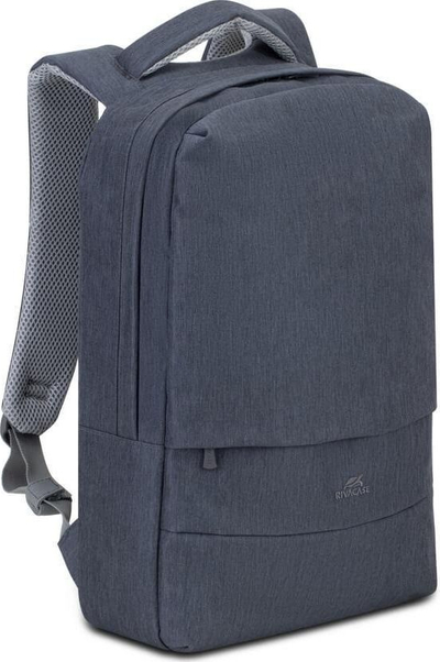 Çantë shpine për laptop RivaCase Prater 7562, 15.6", rezistente ndaj ujit, gri e errët