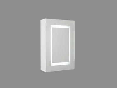 Dollap-pasqyrë banjoje me LED, 40 x 60 cm, i bardhë