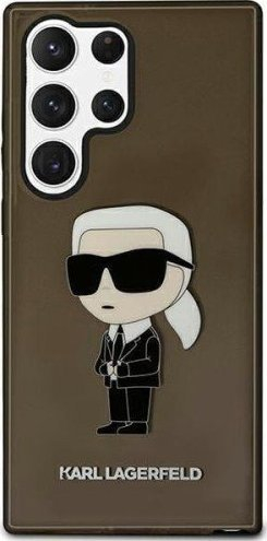 Futrollë Samsung Galaxy S23 Ultra Karl Lagerfeld Ikonik Karl, TPU, e zezë