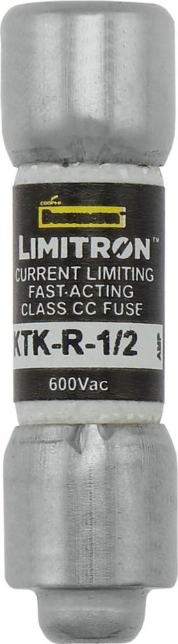 Siguresë cilindrike Bussmann Limitron KTK-R-1/2, 0.5A, 600V AC, gri
