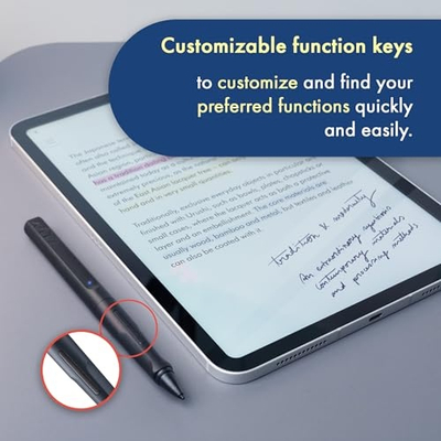 Stilolaps dixhital për iPad LAMY Safari Note+, me palm rejection, me ndjeshmëri presioni, i zi
