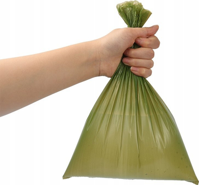 Qese higjienike për qen, 360 copë, 24 rrotulla, biodegraduese, jeshile