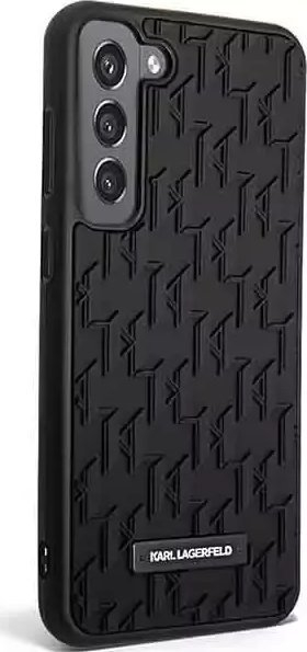 Kopertinë Karl Lagerfeld KLHCS23SRUPKLPK, hardcase 3D Monogram, për Samsung Galaxy S23, e zezë