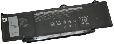 Bateri laptopi Origin Storage 2X1V9 BTI, 4740mAh, 11.4V, e zezë