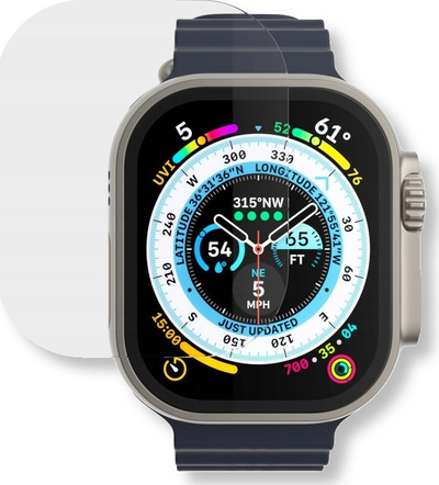 Mbrojtës ekrani NEXT ONE 3D Clear, për Apple Watch Ultra 49mm, xham i tejdukshëm