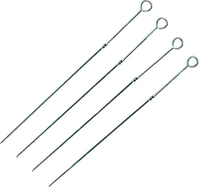 Штапчиња за скара Mastergrill Skewers, 4 парчиња, хромирани, 38 cm