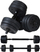 Set hantellash Bituminous Sports, 2x10kg, bituminoz, i zi